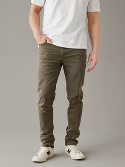 American Eagle - Men Olive Air Flex+ Slim Jeans