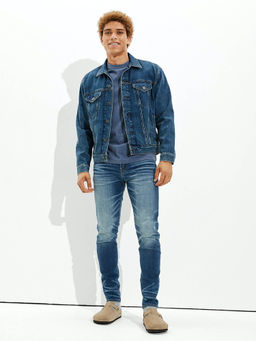 American Eagle - Men Blue Air Flex+ Athletic Skinny Jeans