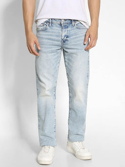 American Eagle - Men Blue Easy Flex Original Straight Jeans