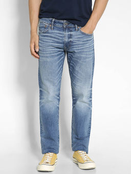 American Eagle - Men Blue Easy Flex Slim Straight Jeans
