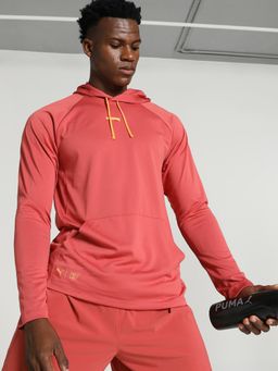 Puma - First Mile Mid Layer Men Red Hooded