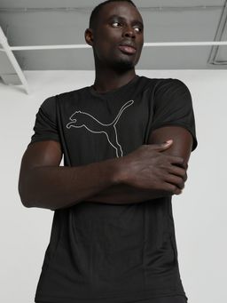 Puma - Performance Cat Men Black T-Shirt