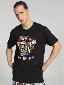 Puma - Trash Talk 1 Graphic Men Black T-Shirt