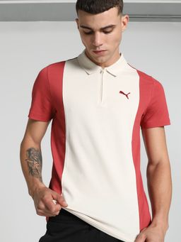 Puma - Elevated Colo Block Men Pink Polo T-Shirt