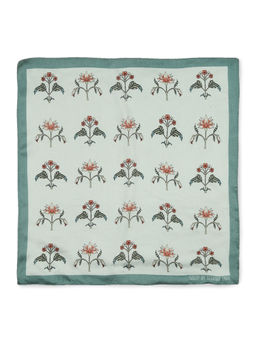 Soup by Sougat Paul - Green Color Pocket Square