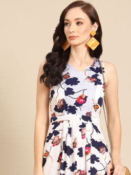 Dodo & Moa - Women Western Wear Dress White