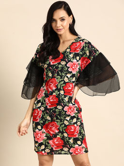 Dodo & Moa - Women Western Wear Dress Black