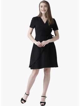 Dodo & Moa - Women Western Wear Dress Black