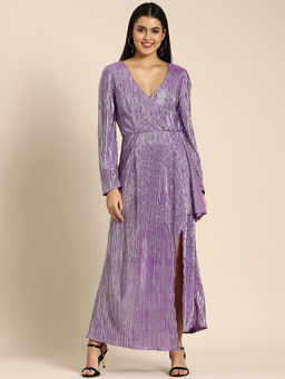 Dodo & Moa - Women Western Wear Dress Purple