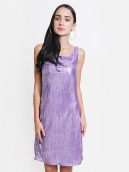 Dodo & Moa - Women Western Wear Dress Purple