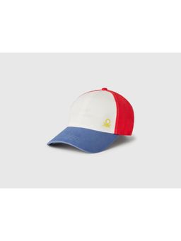 United Colors of Benetton - Colorblock Baseball Cap - Multi-Color