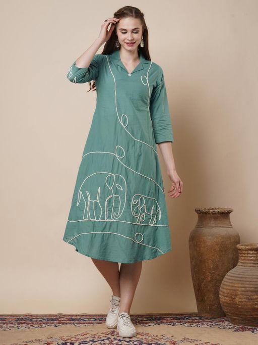 chinese dress ladies Black Cord Balloon Sleeve Peggy Mini Dress main image 1