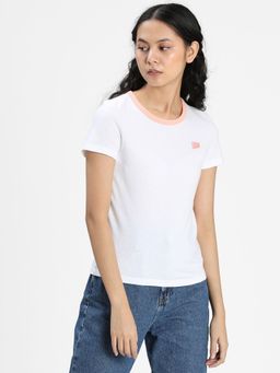 Puma - Downtown Small Logo Women White T-Shirt