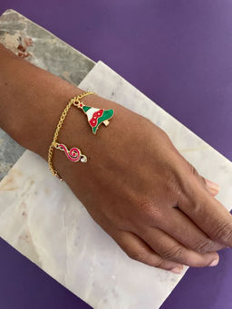 Digital Dress Room - Christmas Tree and Other Charms Bracelet