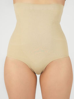 Theater - High Waisted Briefs Beige