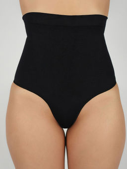 Theater - High Waisted Thongs Black