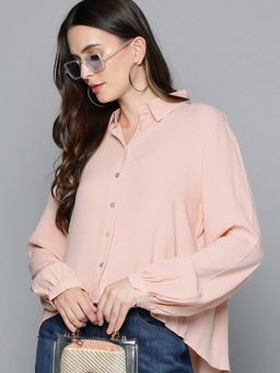 Levi's - Womens Pink Collar Shirt