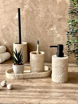 Mason Home - Fossil Bathroom Set - Beige