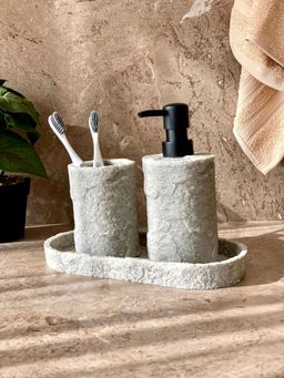 Mason Home - Fossil Bathroom Set - Grey