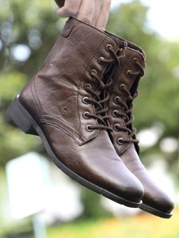 Alberto Torresi - Solid Dark Brown Casual Boots