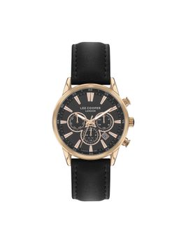 Lee Cooper - Multifunction Black Round Dial Men's Watch - LC07506.451