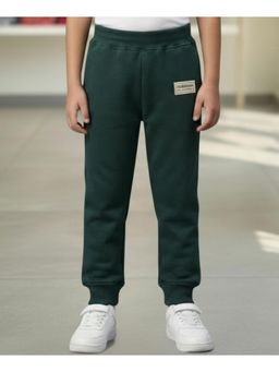 ANTHRILO - Simple Essential Girls Fleece Jogger - Dark Green