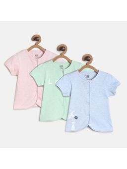 MINI KLUB - Baby Girls Multi Front Open Vest (Set of 3)