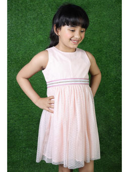 THE PONY & PEONY CO. - Light Pink Stars Dress