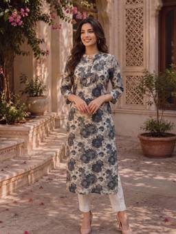 Rangita - Women Multi-Color Printed Kurta