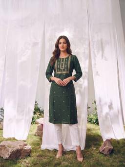Rangita - Women Green Kurta