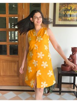 Phutari - Peela Batik The Rachel Orange Dress
