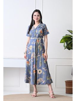DECKEDUP - Grey Women Petal Stories Dress