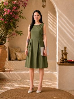 DECKEDUP - Olive Women Kiwi Shift Dress