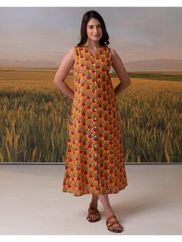Phutari - Beet-The-Root Long Rachel Dress
