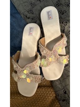 Fuchsia by Aashka Mehta - Pearl Delight Sandals