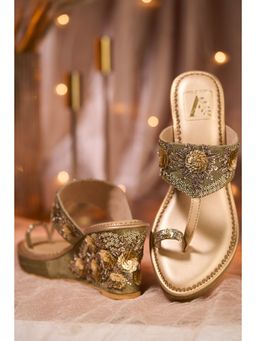 House of Vian - Blossom Treasure Wedges Heels