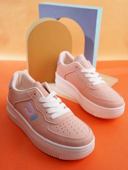 Iconics - Pink Women Colorblock Sneakers