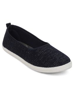 Iconics - Navy Women Woven Design Sneakers