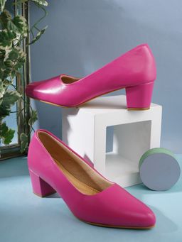Iconics - Pink Women Solid Pumps