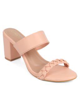 Iconics - Peach Women Braided Sandals