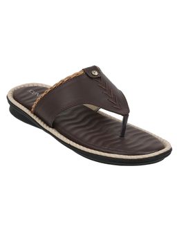Iconics - Brown Women Textured Flats