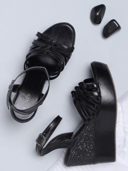 Iconics - Black Women Embellished Heels