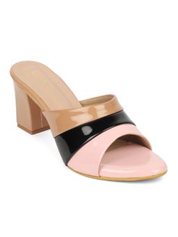 Iconics - Pink Women Colorblock Heels