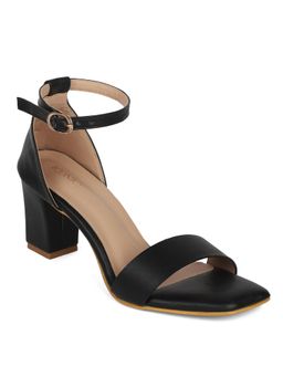 Iconics - Black Women Solid Heels