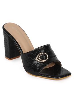 Iconics - Black Women Textured Heels