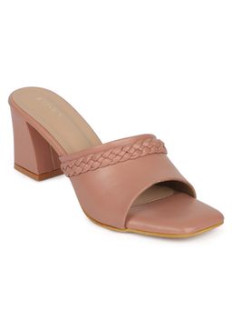 Iconics - Pink Women Braided Heels