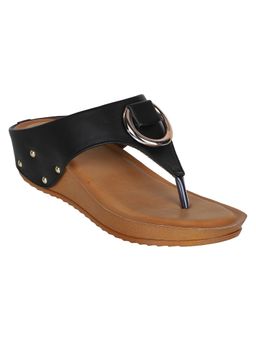 Iconics - Black Women Embellished Sandals