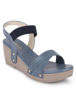 Iconics - Blue Women Solid Heels