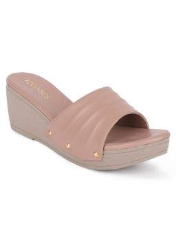 Iconics - Peach Women Solid Heels