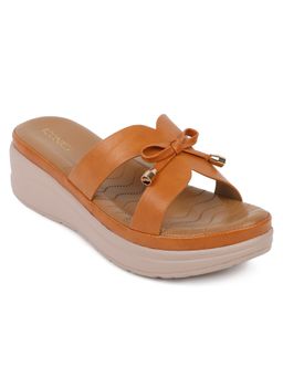 Iconics - Tan Women Solid Sandals
